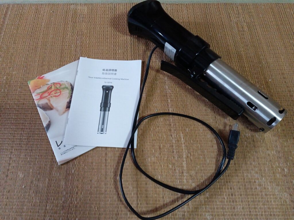 低温調理器「SJ-S016」を実体験レビュー！温泉卵もちゃんと作れました